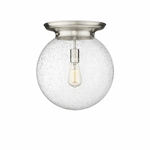 Beacon - 1 Light Flush Mount In Traditional Style-15.25 Inches Tall and 14 Inches Wide - 1297585