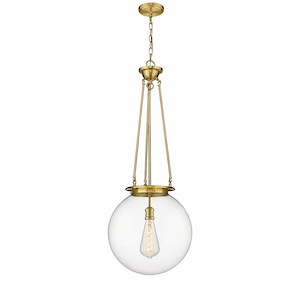 Beacon - 1 Light Pendant In Traditional Style-39.38 Inches Tall and 15.75 Inches Wide - 1297591