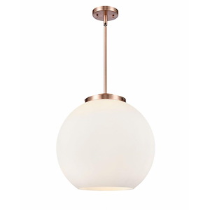 Athens - 3 Light Stem Hung Pendant-16.38 Inch Tall and 15.75 Inch Wide - 1422706
