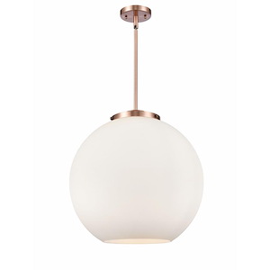 Athens - 3 Light Stem Hung Pendant-18.38 Inch Tall and 17.75 Inch Wide - 1422889
