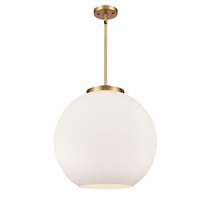 Athens - 3 Light Stem Hung Pendant-18.38 Inch Tall and 17.75 Inch Wide - 1422708