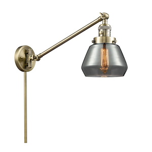 Fulton - 1 Light Swing Arm Wall Sconce In Industrial Style-25 Inches Tall and 8 Inches Wide - 1289148