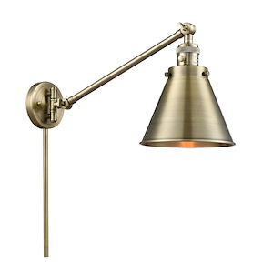 Appalachian - 100W 1 LED Adjustable Swing Arm Wall Sconce-12 Inch Tall and 8 Inch Wide - 1422608