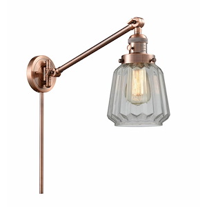 Chatham - 1 Light Adjustable Swing Arm Wall Sconce-25 Inch Tall and 8 Inch Wide - 1422860