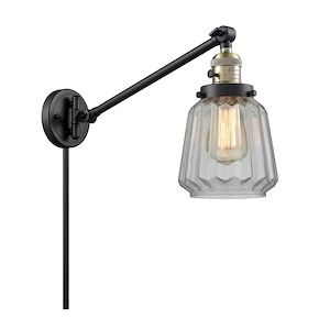 Chatham - 1 Light Adjustable Swing Arm Wall Sconce-25 Inch Tall and 8 Inch Wide - 1422864