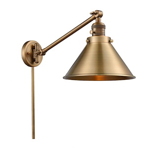 Franklin Restoration - 1 Light Briarcliff Swing Arm Wall Sconce In TraditionalStyle-25 Inches Tall and 10 Inches Wide - 1266217