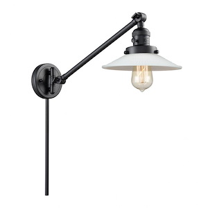 Halophane - 1 Light Adjustable Swing Arm Wall Sconce-25 Inch Tall and 8.5 Inch Wide - 1423202