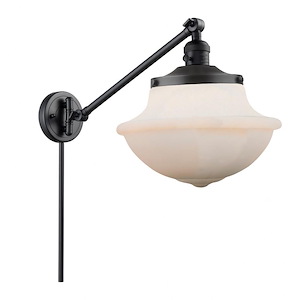 Oxford - 1 Light Swing Arm Wall Sconce In Traditional Style-13 Inches Tall and 11.75 Inches Wide - 1289202