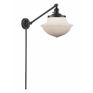 Oxford - 1 Light Swing Arm Wall Sconce In Traditional Style-13 Inches Tall and 11.75 Inches Wide - 1289202