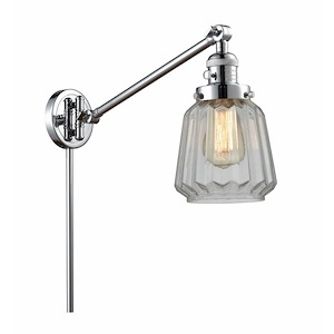 Chatham - 1 Light Adjustable Swing Arm Wall Sconce-25 Inch Tall and 8 Inch Wide - 1423262