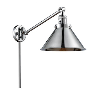 Briarcliff - 1 Light Adjustable Swing Arm Wall Sconce-25 Inch Tall and 10 Inch Wide - 1423562