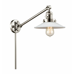 Halophane - 1 Light Adjustable Swing Arm Wall Sconce-25 Inch Tall and 8.5 Inch Wide - 1424794