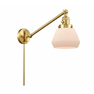 Franklin Restoration - 1 Light Fulton Swing Arm Wall Sconce In IndustrialStyle-25 Inches Tall and 8 Inches Wide - 1266219