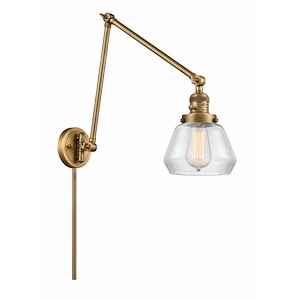 Fulton - 1 Light Adjustable Swing Arm Wall Sconce-30 Inch Tall and 8 Inch Wide - 1423566