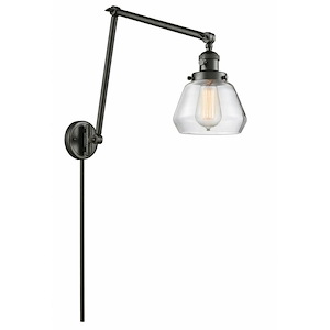 Fulton - 1 Light Adjustable Swing Arm Wall Sconce-30 Inch Tall and 8 Inch Wide - 1422915
