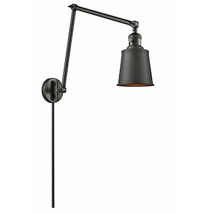 Franklin Restoration - 1 Light Addison Swing Arm Wall Sconce In TraditionalStyle-30 Inches Tall and 8 Inches Wide - 1266222
