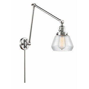 Fulton - 1 Light Adjustable Swing Arm Wall Sconce-30 Inch Tall and 8 Inch Wide - 1422942
