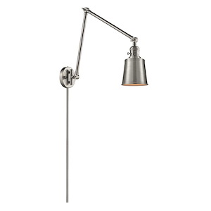Addison - 100W 1 LED Adjustable Swing Arm Wall Sconce-30 Inch Tall and 8 Inch Wide - 1423295