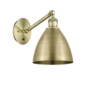 Bristol - 1 Light Adjustable Wall Sconce-9.5 Inch Tall and 7.5 Inch Wide - 1423214