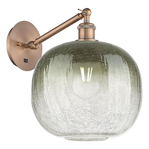 Brookhaven Sphere - 1 Light Adjustable Wall Sconce-12 Inch Tall and 10.5 Inch Wide - 1387624