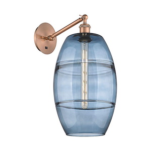Vaz - 1 Light Adjustable Wall Sconce-19 Inch Tall and 10 Inch Wide - 1387629