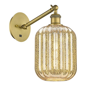 Preston - 1 Light Jar Adjustable Wall Sconce-11.75 Inch Tall and 6.75 Inch Wide - 1387636