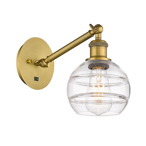 Rochester - 1 Light Arm Adjusts Up and Down Wall Sconce In Industrial Style-7.88 Inches Tall and 5.88 Inches Wide - 1329913