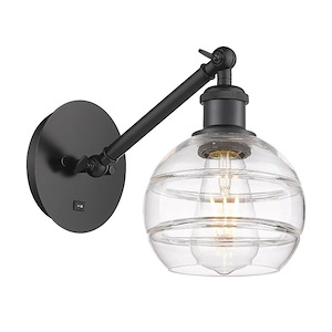 Rochester - 1 Light Arm Adjusts Up and Down Wall Sconce In Industrial Style-7.88 Inches Tall and 5.88 Inches Wide - 1329913