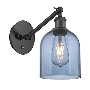 Bella - 1 Light Arm Adjusts Up and Down Wall Sconce In Industrial Style-9.5 Inches Tall and 5.5 Inches Wide - 1330001