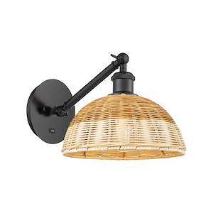 Bristol Natural II - 1 Light Adjustable Wall Sconce-11 Inch Tall and 9 Inch Wide - 1387638