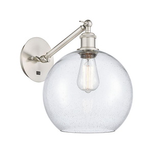 Athens - 1 Light Adjustable Wall Sconce-12 Inch Tall and 10 Inch Wide - 1387623