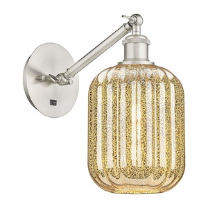 Preston - 1 Light Jar Adjustable Wall Sconce-11.75 Inch Tall and 6.75 Inch Wide - 1387636