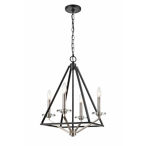 Raleigh - 4 Light Mini Chandelier-21 Inches Tall and 17.5 Inches Wide - 1289282