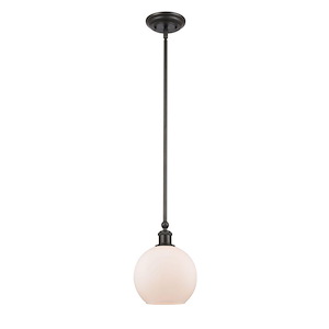 Concord - 100W 1 LED Mini Pendant-10 Inch Tall and 8 Inch Wide - 1423606