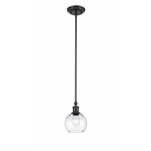 Concord - 1 Light Mini Pendant In Industrial Style-7.88 Inches Tall and 6 Inches Wide - 1289284