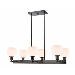 Concord - 6 Light Chandelier In Industrial Style-8.25 Inches Tall and 35 Inches Wide - 1289332