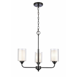 Fairbank - 3 Light Pendant-21 Inches Tall and 21.5 Inches Wide - 1289207