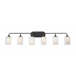 Fairbank - 6 Light Bath Vanity-11.25 Inches Tall and 48 Inches Wide - 1289233