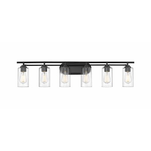 Ice - 6 Light Bath Vanity-9.13 Inches Tall and 42.13 Inches Wide - 1289261