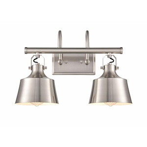 Provin - 2 Light Bath Vanity In Industrial Style-12.75 Inches Tall and 18.75 Inches Wide - 1289263