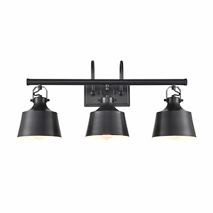 Provin - 3 Light Bath Vanity In Industrial Style-12.75 Inches Tall and 28.38 Inches Wide - 1325848