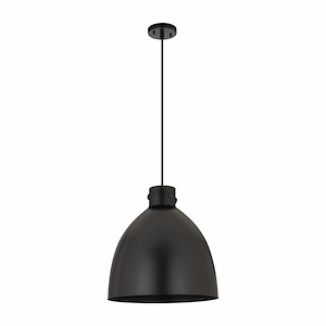 Newton Bell - 1 Light Pendant In Industrial Style-17.38 Inches Tall and 16 Inches Wide - 1297543