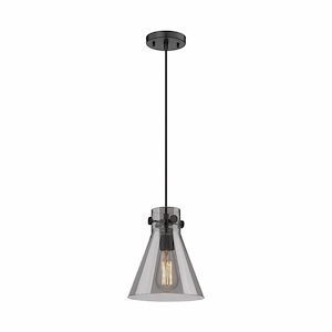 Newton Cone - 1 Light Pendant In Industrial Style-9.88 Inches Tall and 8 Inches Wide - 1297558