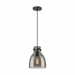 Newton Bell - 1 Light Pendant In Industrial Style-9.63 Inches Tall and 8 Inches Wide - 1297594