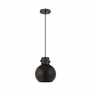 Newton Sphere - 1 Light Pendant with Metal Shade In Industrial Style-9.13 Inches Tall and 8 Inches Wide - 1297610