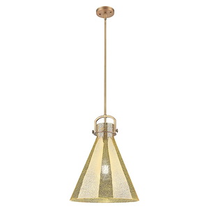 Newton Cone - 1 Light Pendant-17.25 Inch Tall and 16 Inch Wide - 1423057