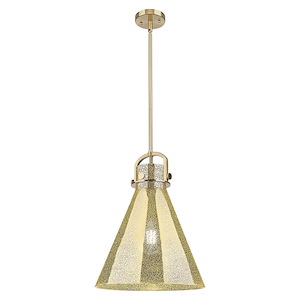 Newton Cone - 1 Light Pendant-15 Inch Tall and 14 Inch Wide - 1423318