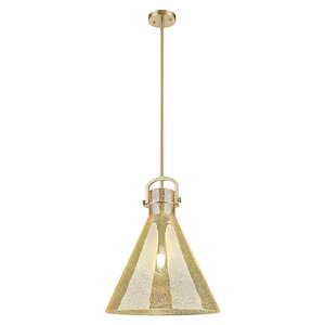 Newton Cone - 1 Light Pendant-17.25 Inch Tall and 16 Inch Wide - 1423244
