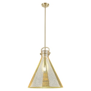 Newton Cone - 1 Light Pendant-20 Inch Tall and 18 Inch Wide - 1423227