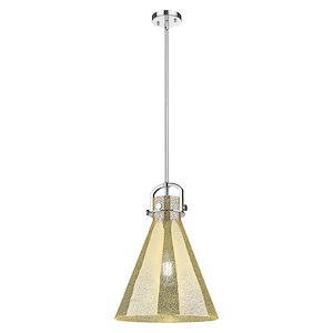 Newton Cone - 1 Light Pendant-15 Inch Tall and 14 Inch Wide - 1423377